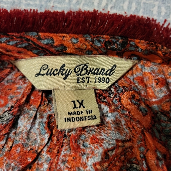 Lucky Brand Parachute Knit Blouse - Picture 10 of 10